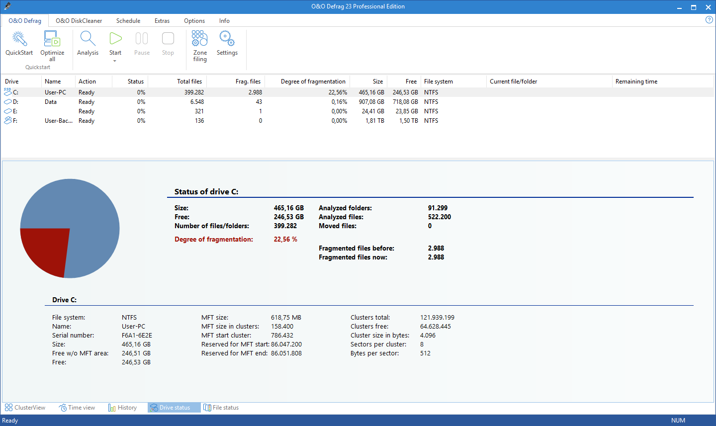 Accelerez Votre Pc O Amp O Defrag 23